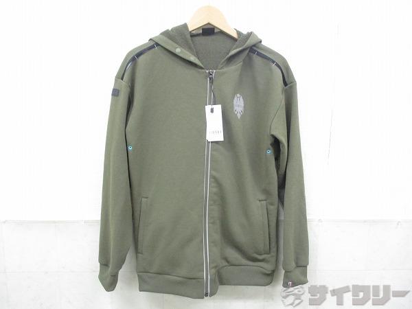 フルジップフーディー カーキ S