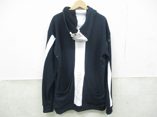 プルオーバーフーディー ブラック L
