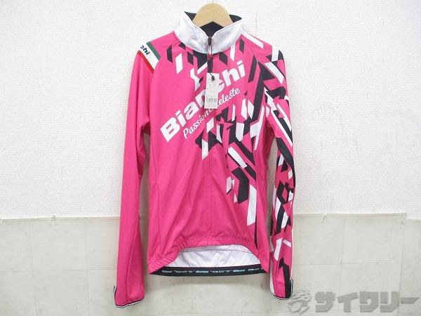 ロングスリーブジャージ ピンク S