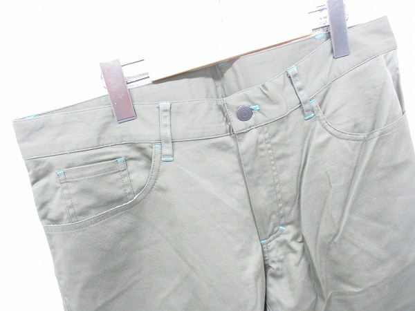 ストレッチ5Pロングパンツ カーキ XL