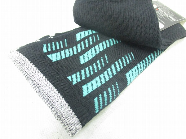 ソックス ブラック/チェレステ 25-27cm