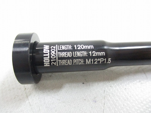 スルーアクスル フロント用 12x1.5x100/120 T12