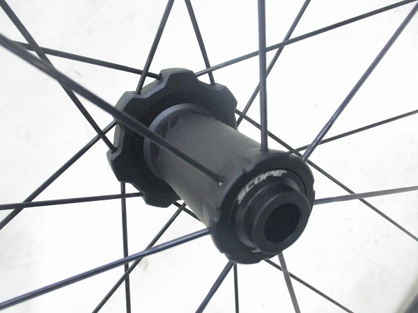 【未使用】カーボンホイールセット R5 DISC RED-SUN 622x21 シマノフリー11s