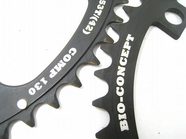 楕円チェーンリングセット BIO CONCEPT PCD：130mm 53/42T 10/11s