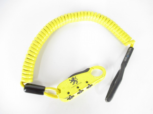 ワイヤーロック　カペルミュール　イエロー