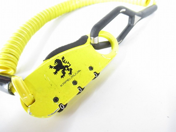 ワイヤーロック　カペルミュール　イエロー