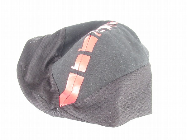 サイクルキャップ　ROSSO　CORSA　ブラック