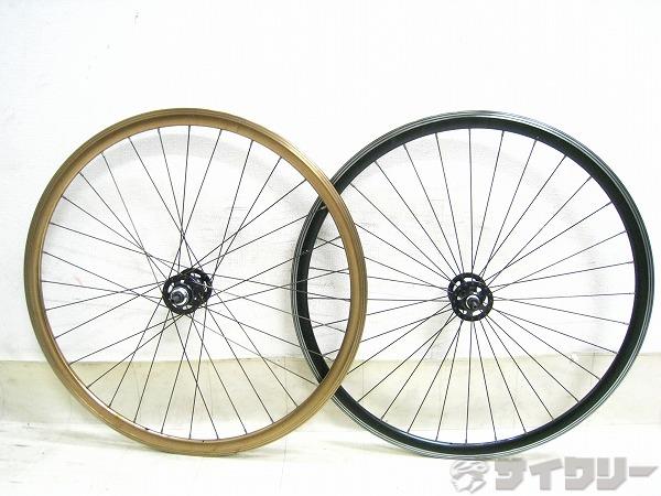 ピストホイールセット 700c フジ フェザー純正 ※変色