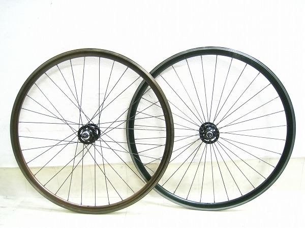 ピストホイールセット 700c フジ フェザー純正 ※変色