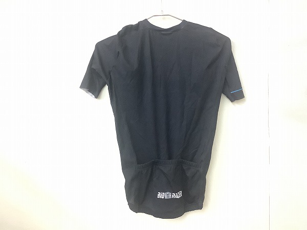 フルジップ半袖ジャージ　ブラック