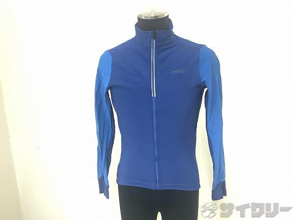 フルジップ長袖ジャージ　ネイビー　サイズM