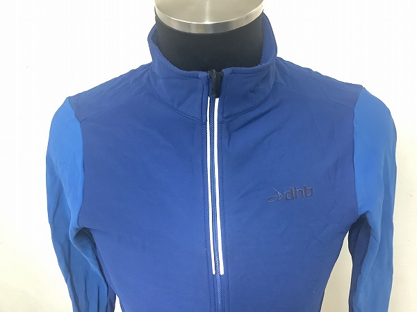 フルジップ長袖ジャージ　ネイビー　サイズM