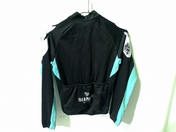 長袖フルジップジャージ ビアンキロゴ Sサイズ