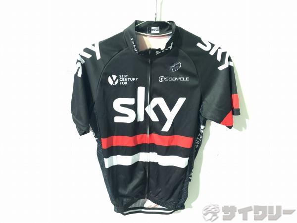 半袖フルジップジャージ SKYロゴ Sサイズ