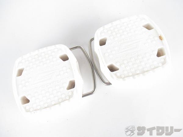 フラットペダル変換アダプター　ホワイト