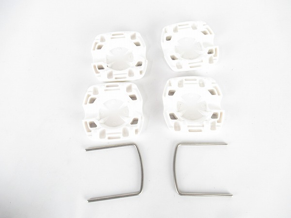 フラットペダル変換アダプター　ホワイト