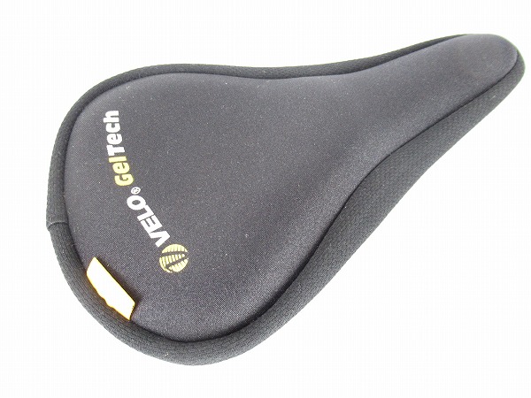 サドルカバー　Geltech　ブラック　サイズ：285×180mm（実測）