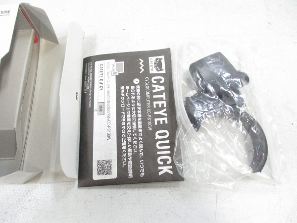 サイクルコンピューター CC-RS100W QUICK