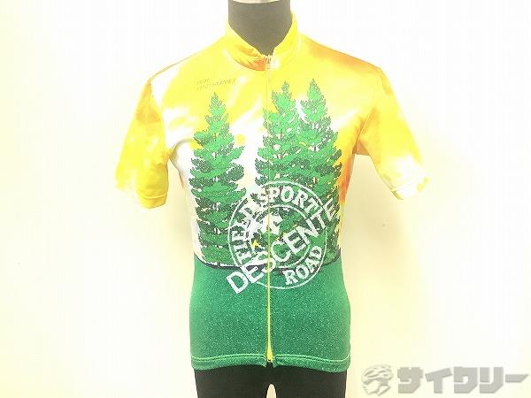 フルジップ半袖ジャージ　イエロー　サイズ：L