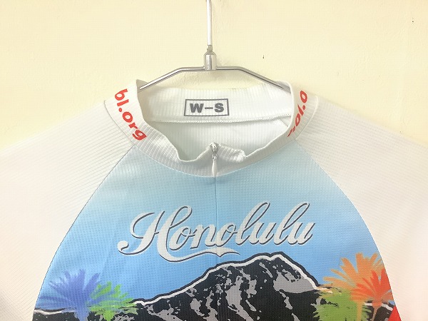 フルジップ半袖ジャージ ホノルルセンチュリーライド2025　サイズ：W-S