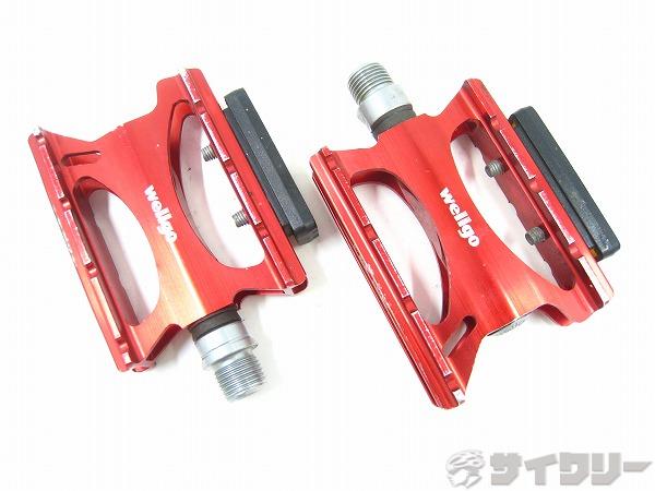 ロードフラットペダル LU-C16 レッド