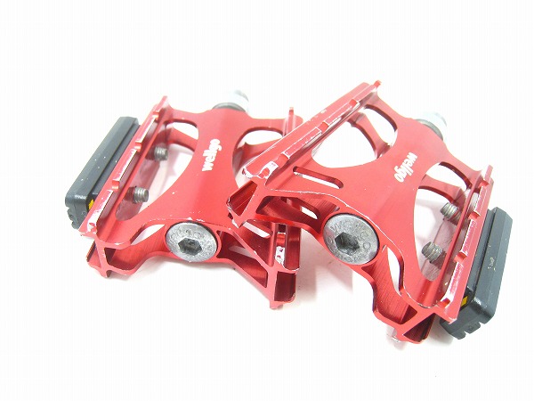 ロードフラットペダル LU-C16 レッド