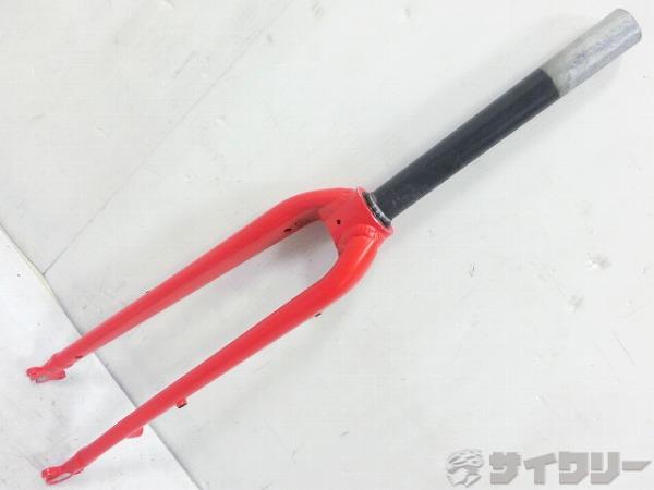 フロントフォーク ディスクブレーキ用 オレンジ 700C/OS