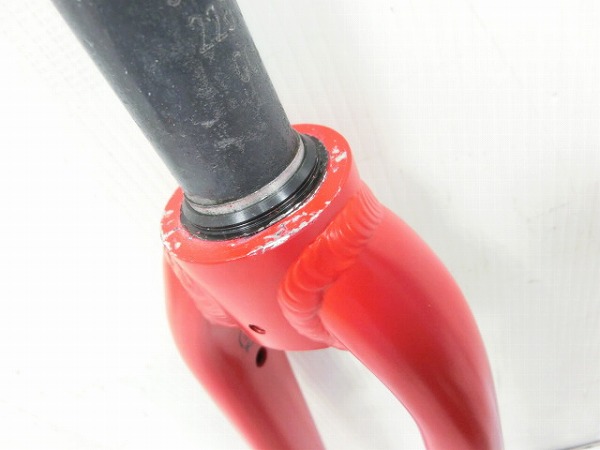 フロントフォーク ディスクブレーキ用 オレンジ 700C/OS