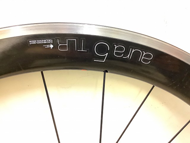 リアホイール AURA5 TLR shimano11s 700c