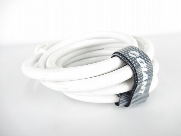 ワイヤーロック　ホワイト　4桁ダイヤル　※欠品有