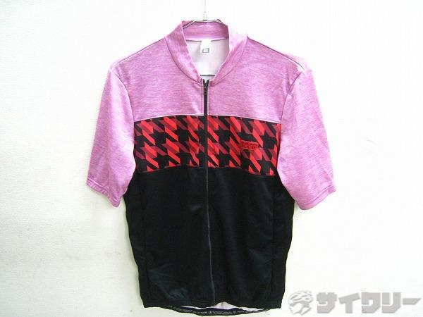 半袖ジャージ サイズ：XL ピンク/レッド/ブラック