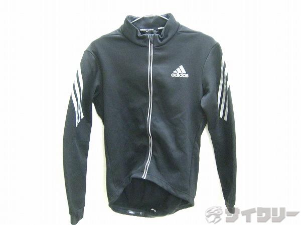 長袖ジャージ 裏起毛 サイズ：O ブラック