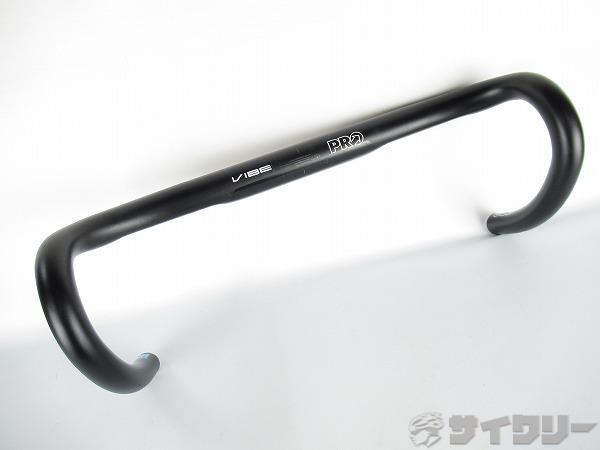 ドロップハンドル　VIBE アロイ　ブラック　31.8mm/400mm（芯芯/エンド部）
