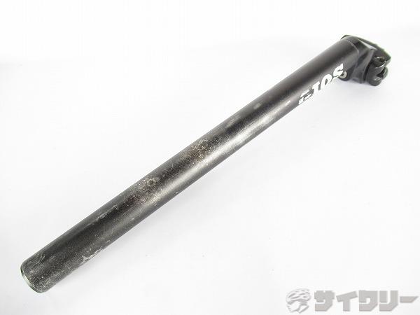 シートポスト　UNO　GIOSロゴ　ブラック　27.2mm/350mm