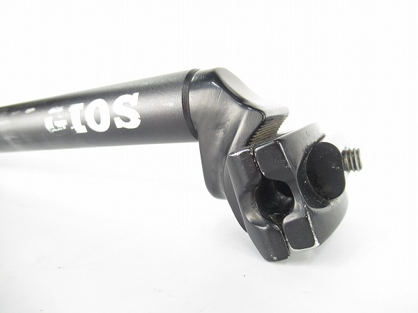 シートポスト　UNO　GIOSロゴ　ブラック　27.2mm/350mm