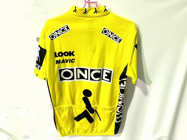 半袖ハーフジップジャージ イエロー