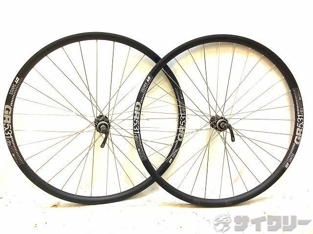 ホイール前後セット GR531db DeoreXTハブ 700c
