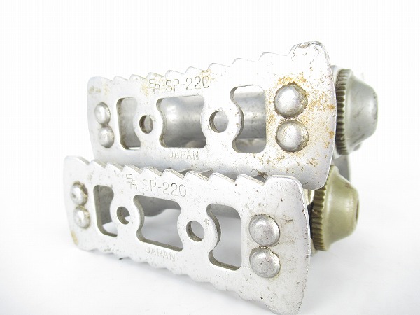 フラットペダル　SP-220　シルバー　※ガタ有