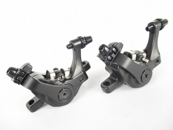 メカニカルディスクブレーキ　ブラック　前後
