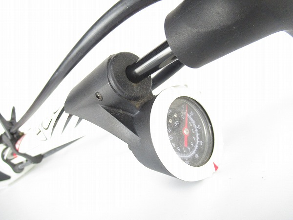 フロアポンプ　COMPETITION　ホワイト　英・米・仏対応