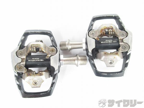 ビンディングペダル　PD-M785　XT　SPD対応　※錆有