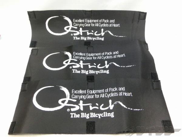 輪行用フレームカバー ブラック　450×150mm 3枚セット