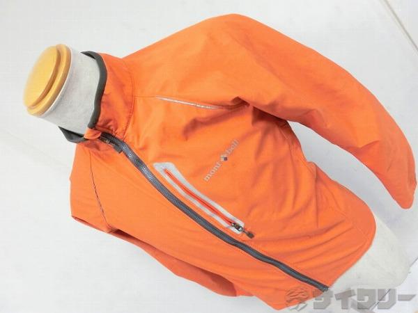 長袖ジャージ 裏起毛 オレンジ Sサイズ