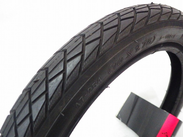 スリックタイヤ 14x1.75c/クリンチャー