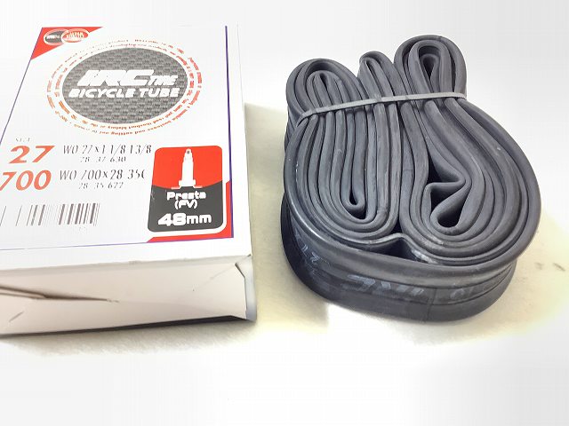 チューブ 700x28-35c　仏式 48mm
