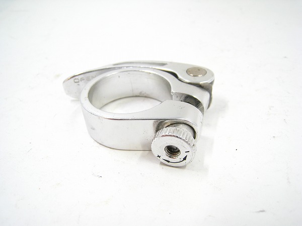 シートクランプ クイックレバー 31.8mm シルバー