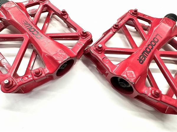 フラットペダル レッド 欠品あり
