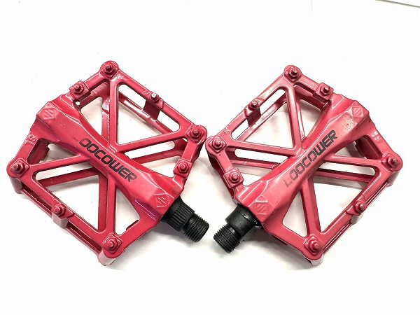 フラットペダル レッド 欠品あり