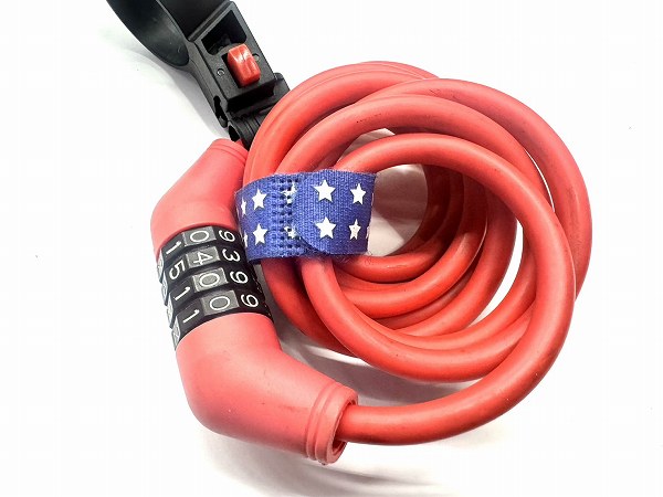 ダイヤル式ワイヤーロック 欠品あり