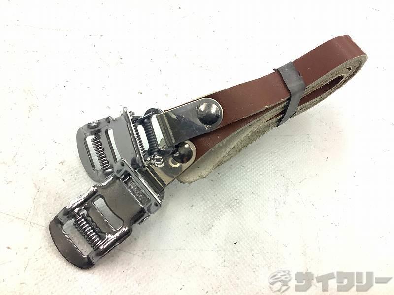 トゥストラップ　ブラウン